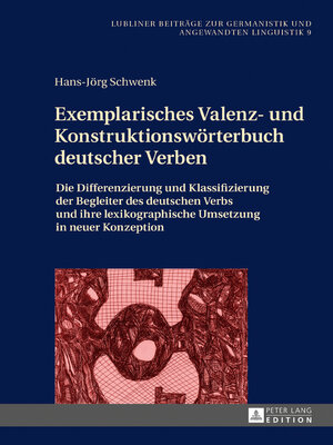 cover image of Exemplarisches Valenz- und Konstruktionswörterbuch deutscher Verben